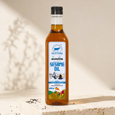 Go Fresho Wood Pressed Black Sesame Oil