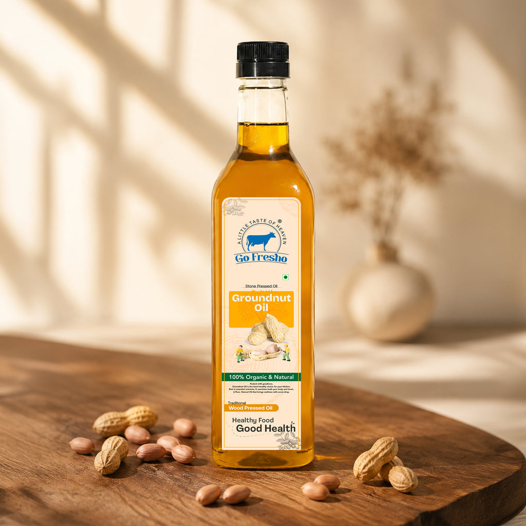 Go Fresho Wood Pressed Groundnut Oil