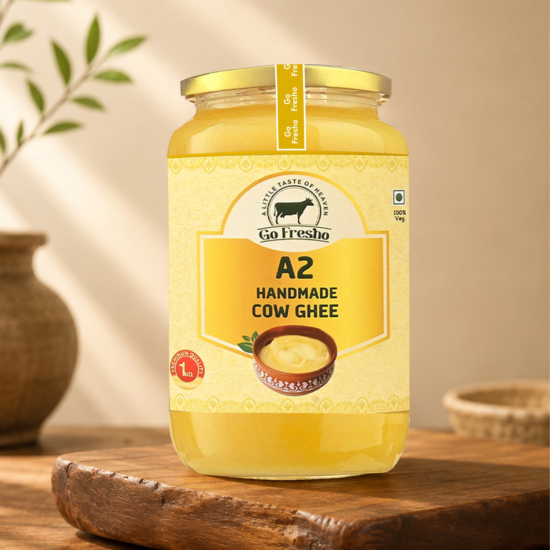 Go Fresho A2 Handmade Cow Ghee