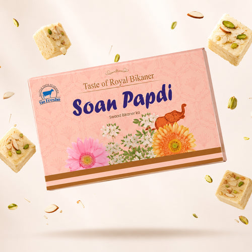 Go Fresho Crispy Soan Papdi – Traditional Indian Sweet