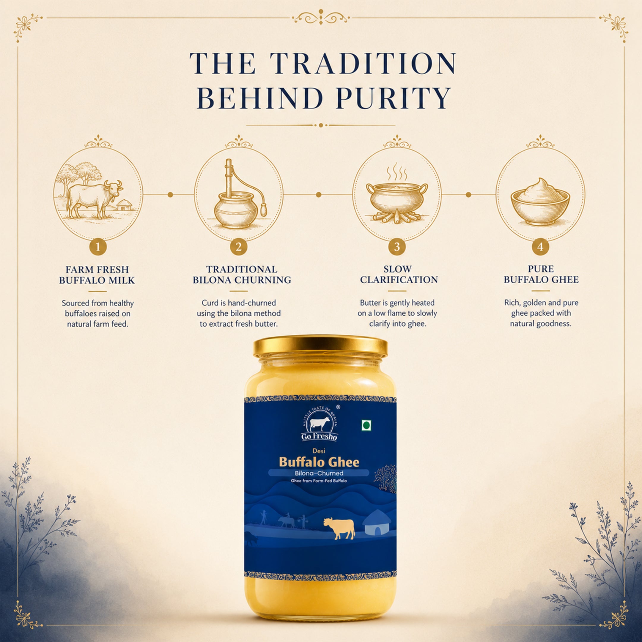 Go Fresho Pure Buffalo Ghee