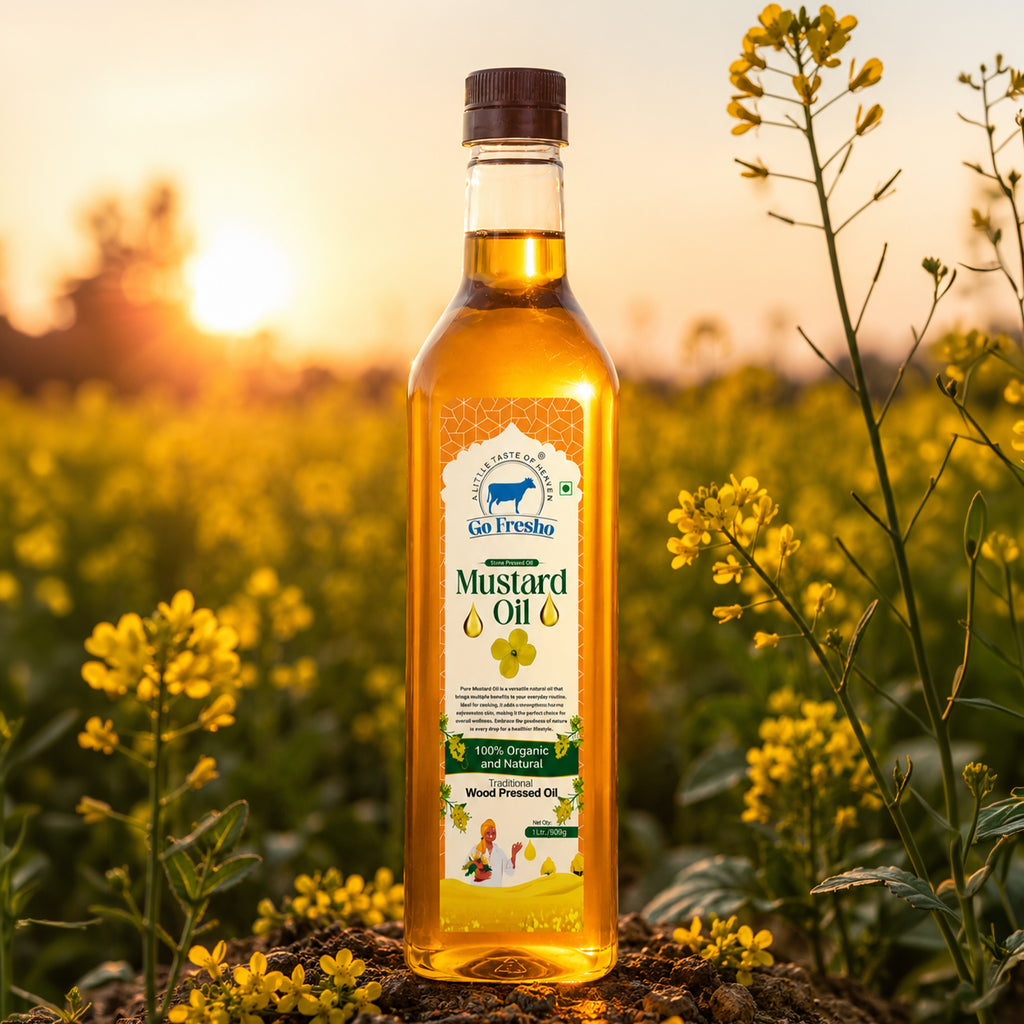 Go Fresho Wood Pressed Mustard Oil