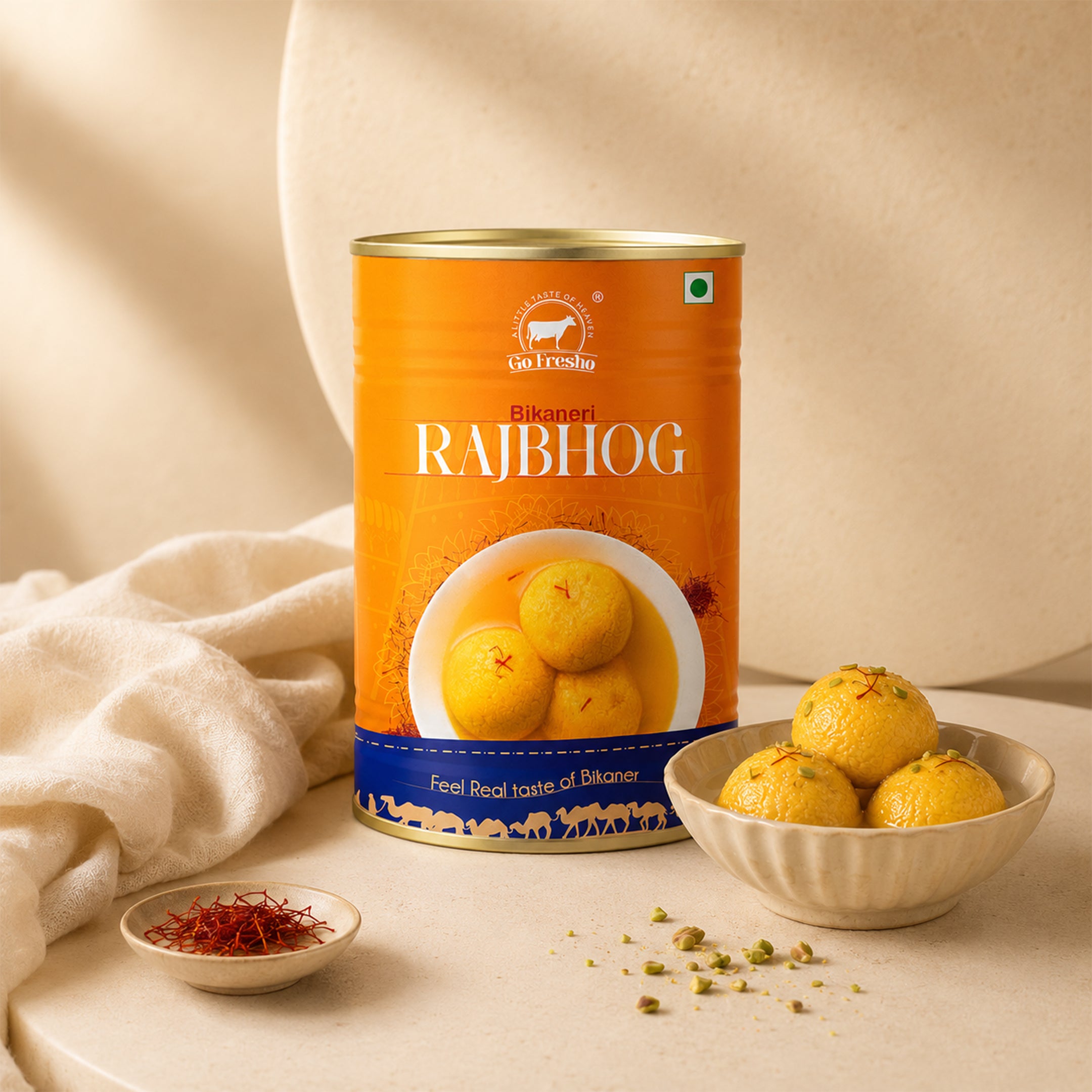 Go Fresho Premium Rajbhog – Royal Sweetness in Every Bite