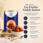 Go Fresho Soft Gulab Jamun – Rich Indian Dessert