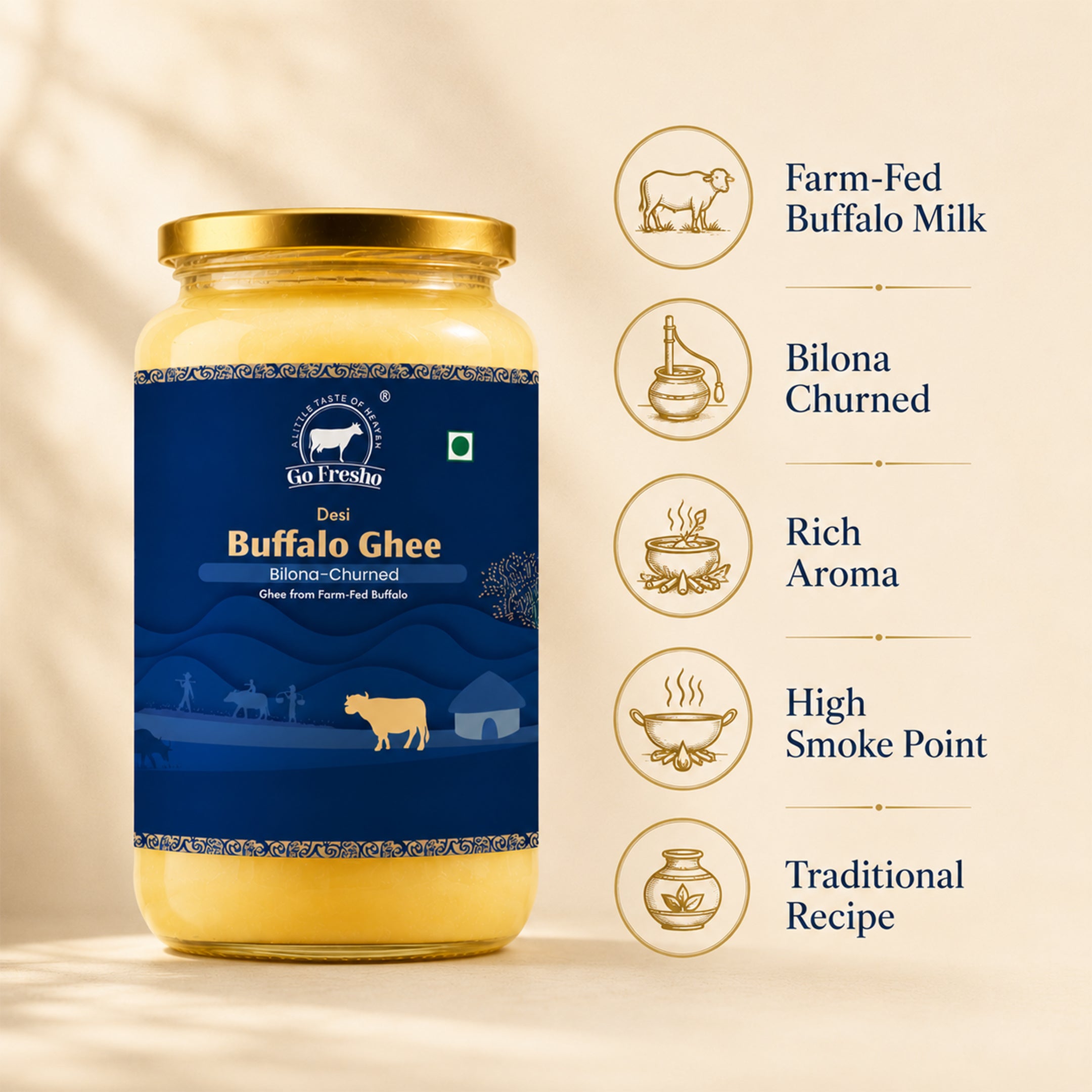 Go Fresho Pure Buffalo Ghee