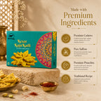 Premium Kesar Kaju Katli – Royal Saffron Cashew Sweet