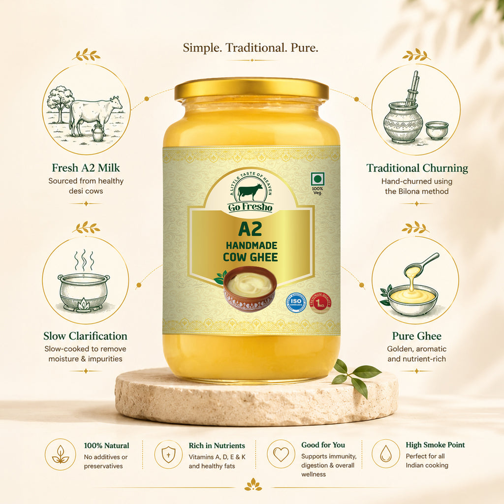 Go Fresho A2 Handmade Cow Ghee