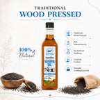 Go Fresho Wood Pressed Black Sesame Oil
