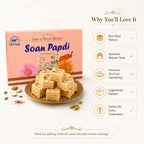 Go Fresho Crispy Soan Papdi – Traditional Indian Sweet