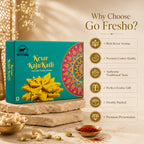 Premium Kesar Kaju Katli – Royal Saffron Cashew Sweet