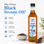 Go Fresho Wood Pressed Black Sesame Oil