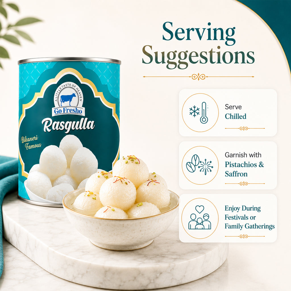 Go Fresho Rasgulla - Soft And Spongy