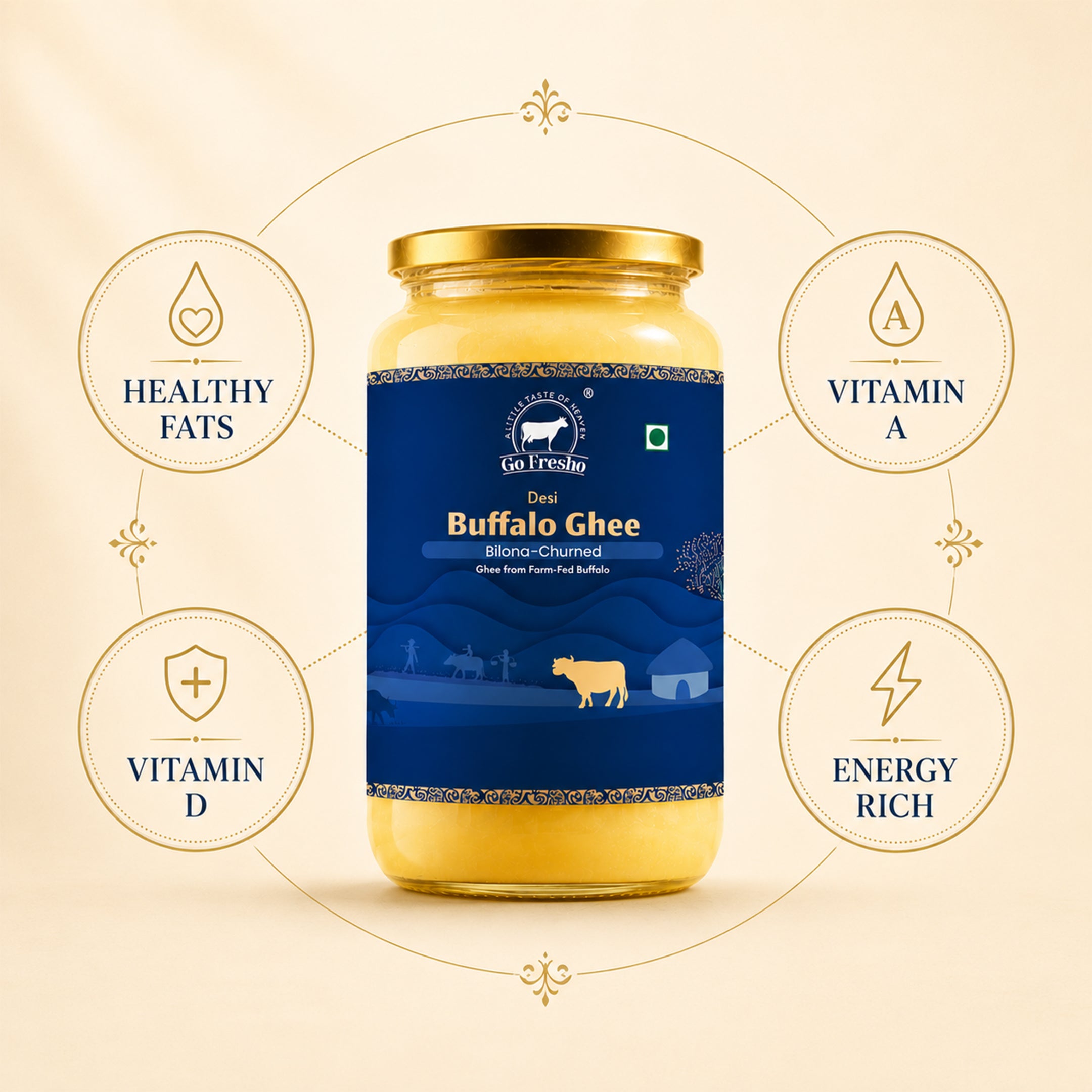 Go Fresho Pure Buffalo Ghee