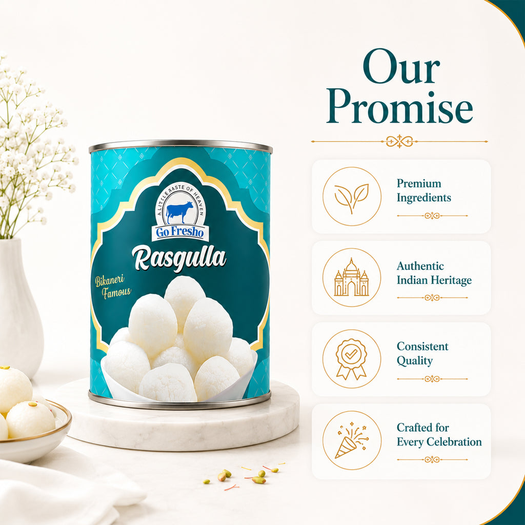 Go Fresho Rasgulla - Soft And Spongy