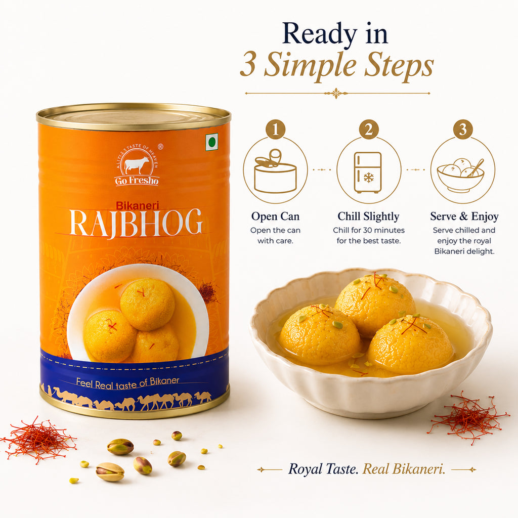 Go Fresho Premium Rajbhog – Royal Sweetness in Every Bite
