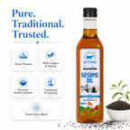 Go Fresho Wood Pressed Black Sesame Oil