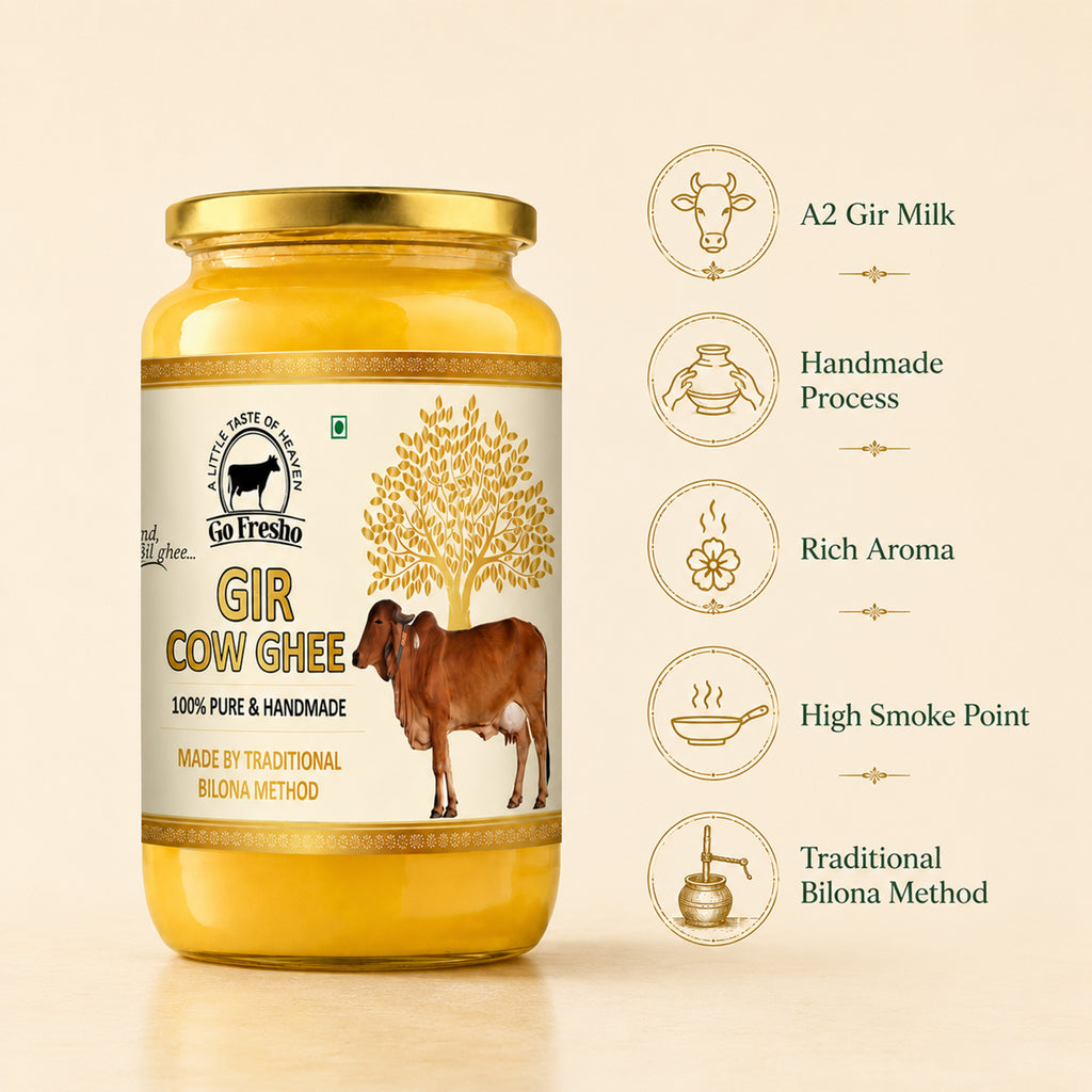 Go Fresho Gir Cow A2 Ghee
