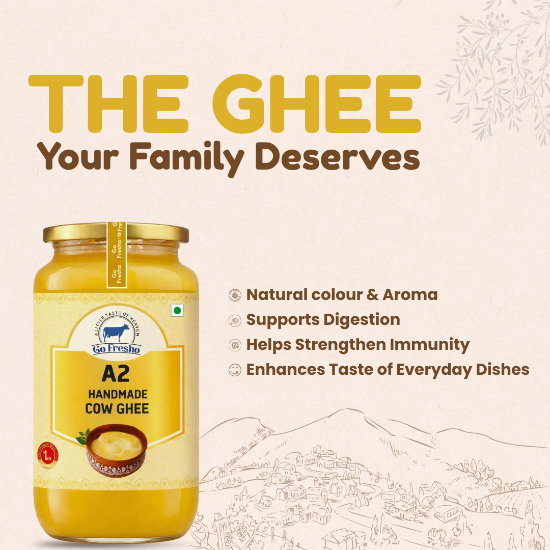Go Fresho A2 Handmade Cow Ghee