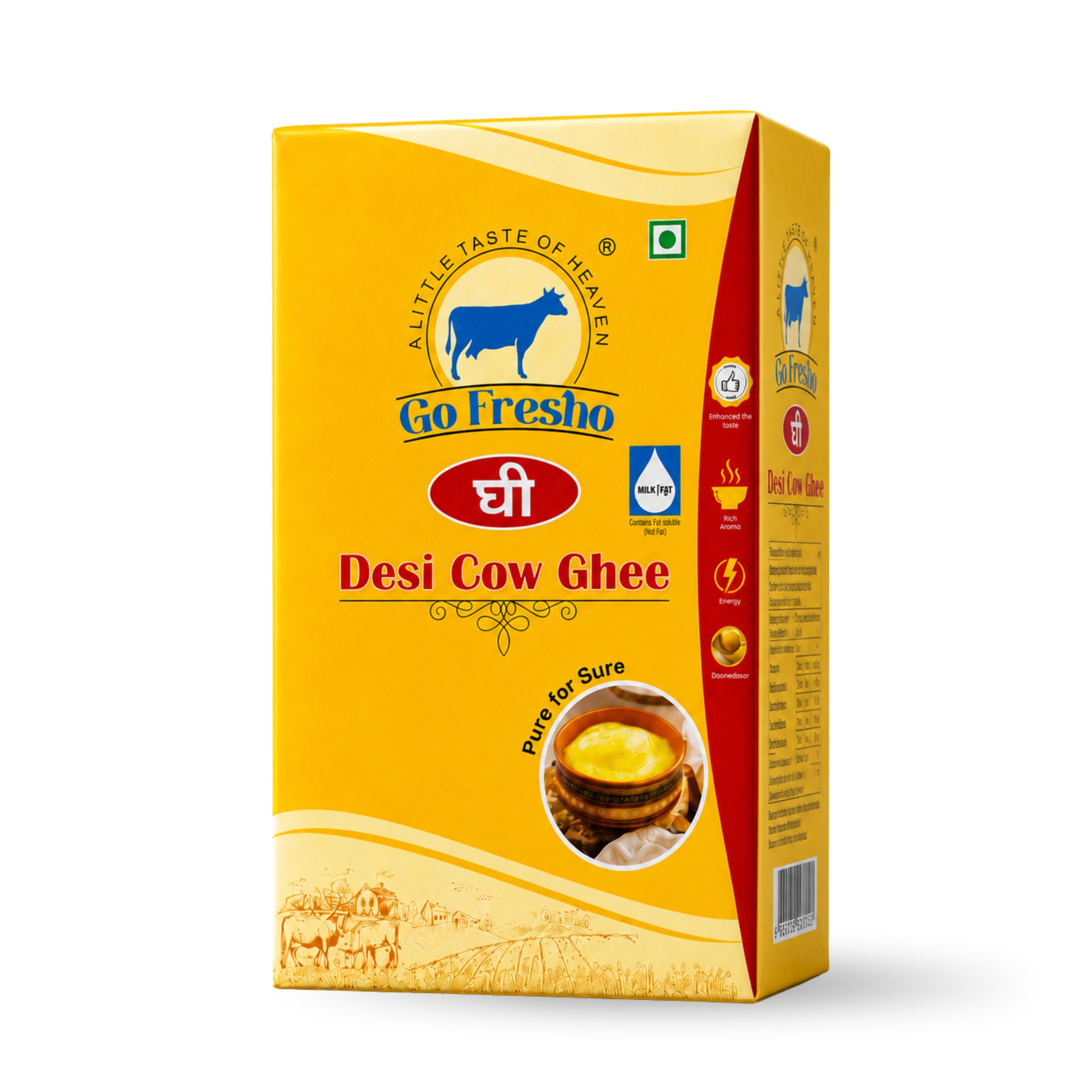 Go Fresho Pure Desi Ghee Tetra Pack